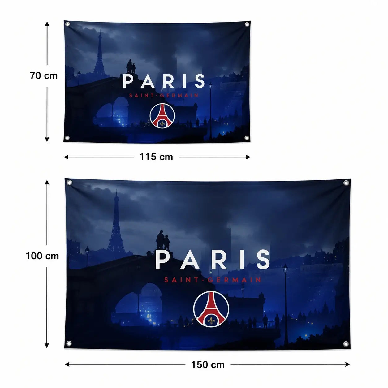 Drapeau PSG – Supportez Paris avec fierté | Urbain